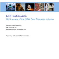 NSW Dust Diseases Scheme Submission (2021)
