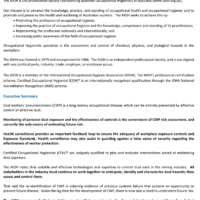 Coal Workers’ Pneumoconiosis Select Committee (2016)