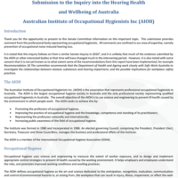 Senate Enquiry Inquiry into Hearing Health & Wellbeing (2016)