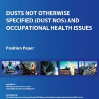 Dusts Not Otherwise Specified (Dust NOS) & Occupational Health Issues (2014)