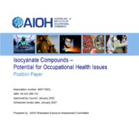 Isocyanate Compounds - Potential for Occupational Health Effects (2022)