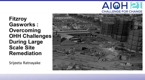 2021 AMCOSH Award winning poster