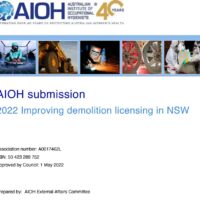 2022 Improving demolition licensing in NSW