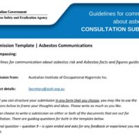 Guidelines for communicating about asbestos risk