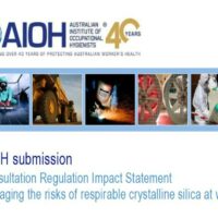 2022 Consultation Regulation Impact Statement Managing the Risks of Respirable Crystalline Silica at Work