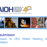 AIOH Submission to Victorian Energy Upgrades (VEU) Water Heating Activities Consultation 2022
