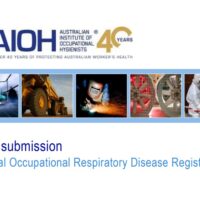 AIOH submission National Occupational Respiratory Disease Registry