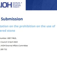 2023 AIOH submission Consultation on the prohibition on the use of engineered stone