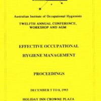 Effective Occupational Hygiene Management (1993)