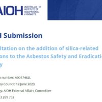 AIOH Submission: Consultation on the addition of silica-related functions to the Asbestos Safety and Eradication Agency