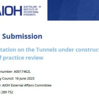 AIOH Submission: Consultation on the Tunnels under construction code of practice review