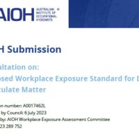 2023 AIOH Submission: Consultation on Proposed Workplace Exposure Standard for Diesel Particulate Matter
