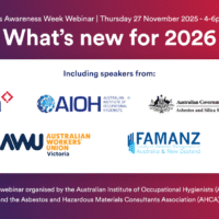 2025 Asbestos Awareness Week Webinar - What's new for 2026